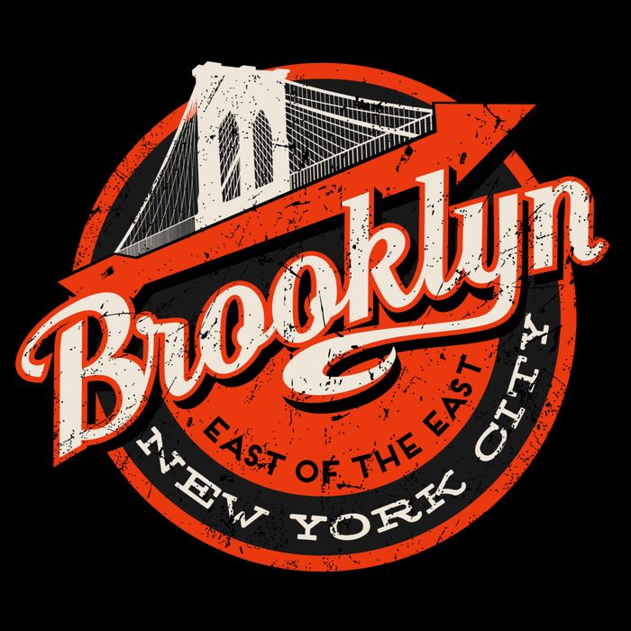 Brooklyn Bridge Retro New York Logo Performance Shirt
