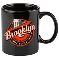 Brooklyn Bridge Retro New York Logo 11oz C Handle Ceramic Mug