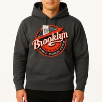 Brooklyn Bridge Retro New York Logo Hoodie