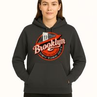 Brooklyn Bridge Retro New York Logo Hoodie