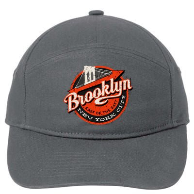 Brooklyn Bridge Retro New York Logo 7-Panel Snapback Hat