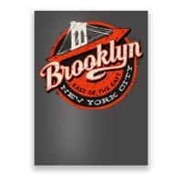 Brooklyn Bridge Retro New York Logo Poster