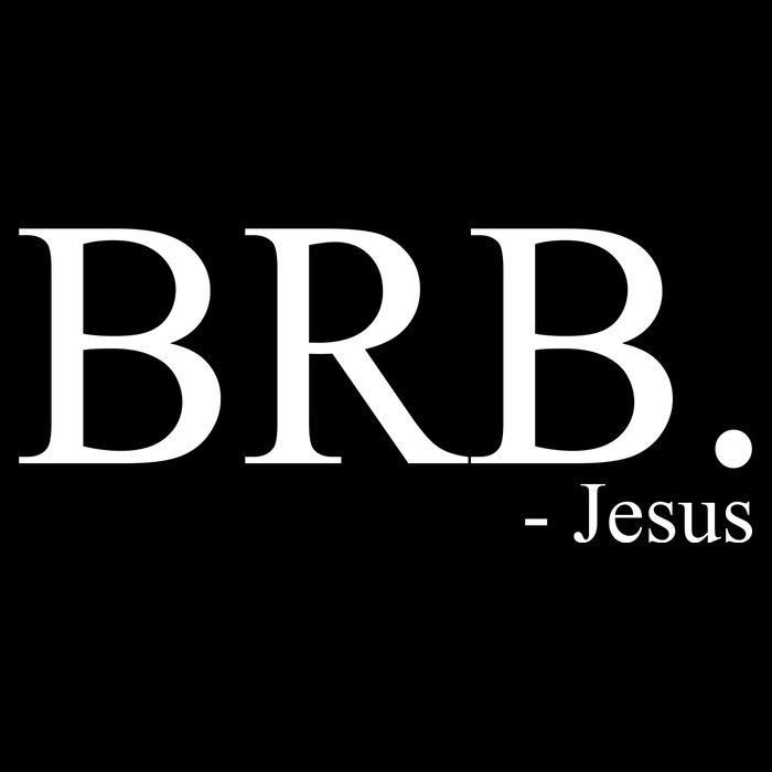 BRB Be Right Back Jesus Impact Tech Backpack