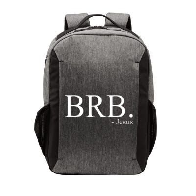 BRB Be Right Back Jesus Vector Backpack