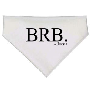 BRB Be Right Back Jesus USA-Made Doggie Bandana