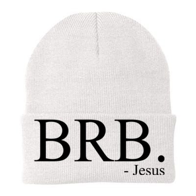 BRB Be Right Back Jesus Knit Cap Winter Beanie