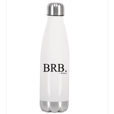 BRB Be Right Back Jesus Stainless Steel Insulated Water Bottle