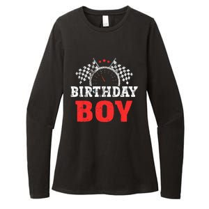 Birthday Boy Race Car Racing Car Driver Birthday Crew Womens CVC Long Sleeve Shirt