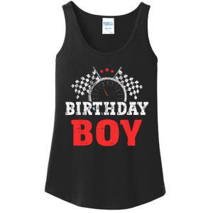 Birthday Boy Race Car Racing Car Driver Birthday Crew Ladies Essential Tank