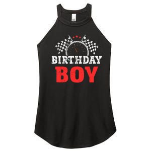 Birthday Boy Race Car Racing Car Driver Birthday Crew Women's Perfect Tri Rocker Tank