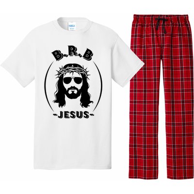 Brb Be Right Back Jesus Pajama Set