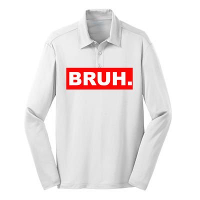 Bruh Silk Touch Performance Long Sleeve Polo