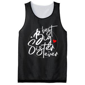 Best Big Sister Ever Big Sister Mesh Reversible Basketball Jersey Tank