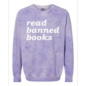 Banned Books Shirt Read Banned Books Gift For Reader Colorblast Crewneck Sweatshirt