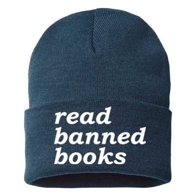 Banned Books Shirt Read Banned Books Gift For Reader Sustainable Knit Beanie