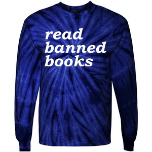 Banned Books Shirt Read Banned Books Gift For Reader Tie-Dye Long Sleeve Shirt