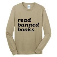 Banned Books Shirt Read Banned Books Gift For Reader Tall Long Sleeve T-Shirt