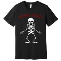 Bicken Bones Skeleton Halloween Funny Bones Love Premium T-Shirt