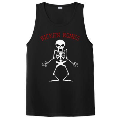 Bicken Bones Skeleton Halloween Funny Bones Love PosiCharge Competitor Tank