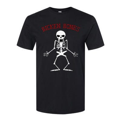 Bicken Bones Skeleton Halloween Funny Bones Love Softstyle CVC T-Shirt