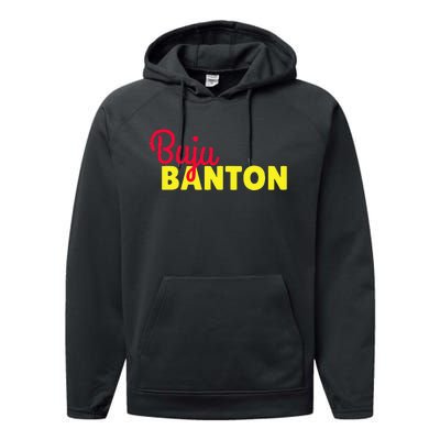 Banton Buju Signature Combined With Powerful Performance Fleece Hoodie