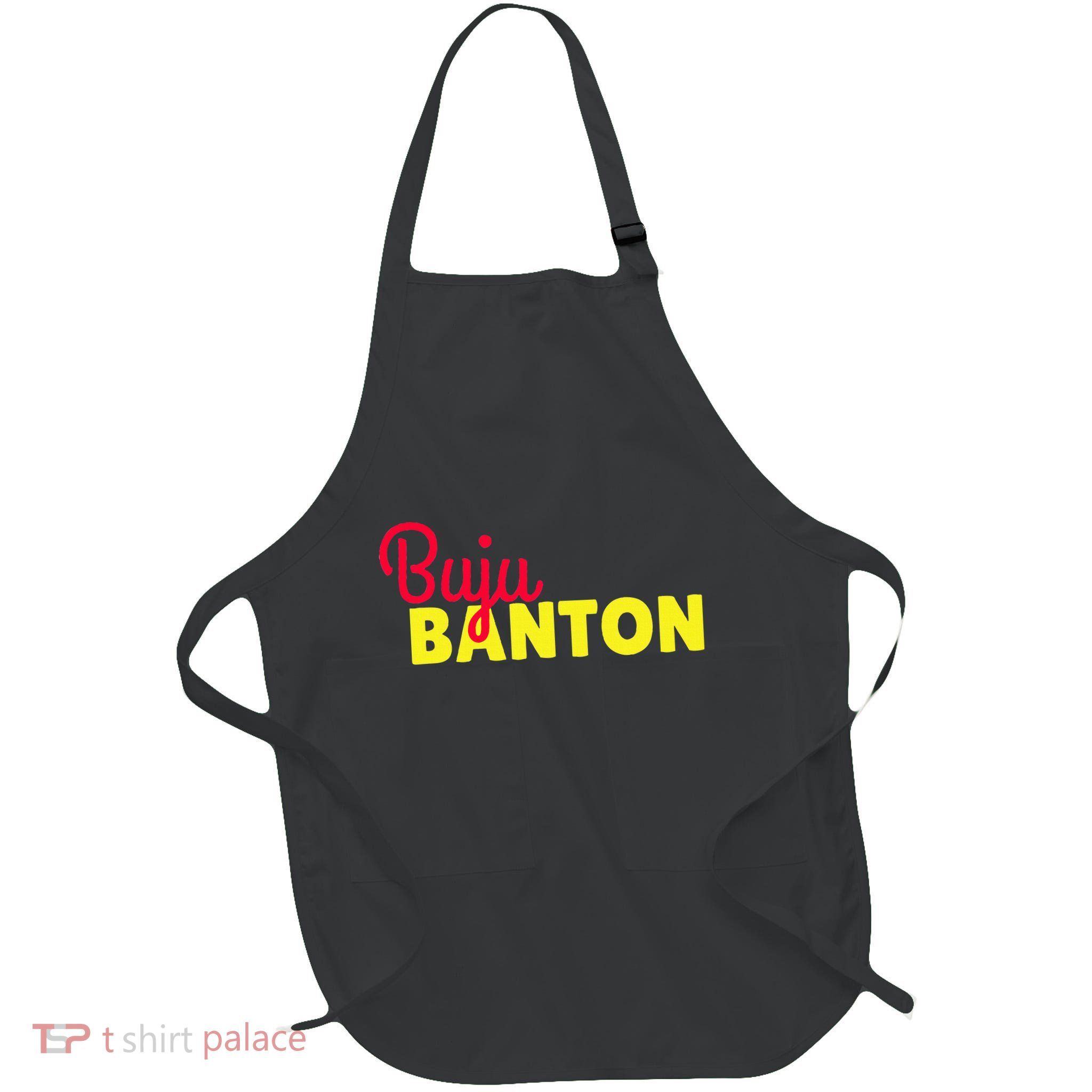Banton Buju Signature Combined With Powerful Full-Length Apron With Pockets