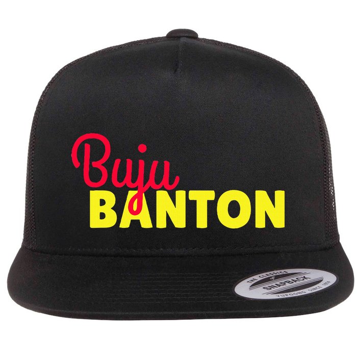 Banton Buju Signature Combined With Powerful Flat Bill Trucker Hat