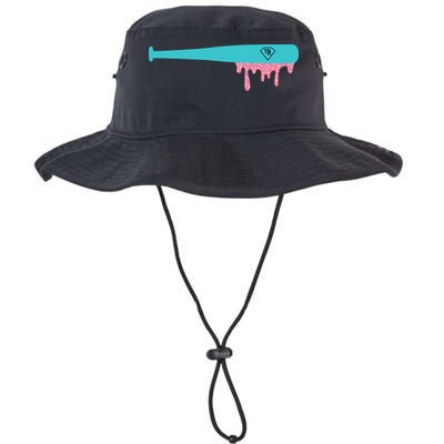 Baseball Bat Sprinkle Drip Bucket Hat