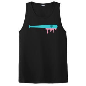 Baseball Bat Sprinkle Drip PosiCharge Competitor Tank