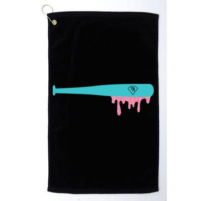 Baseball Bat Sprinkle Drip Golf Towel