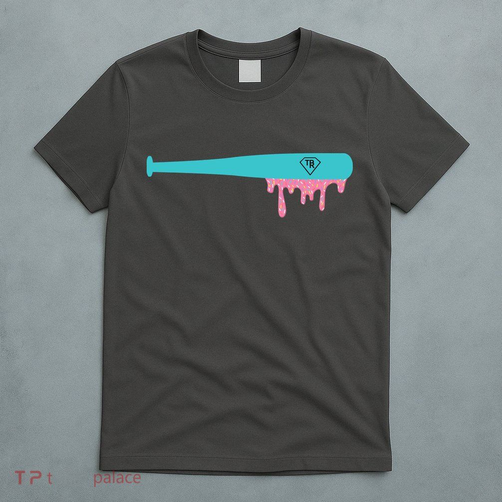 Baseball Bat Sprinkle Drip T-Shirt