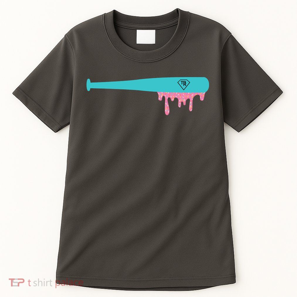 Baseball Bat Sprinkle Drip Tall T-Shirt