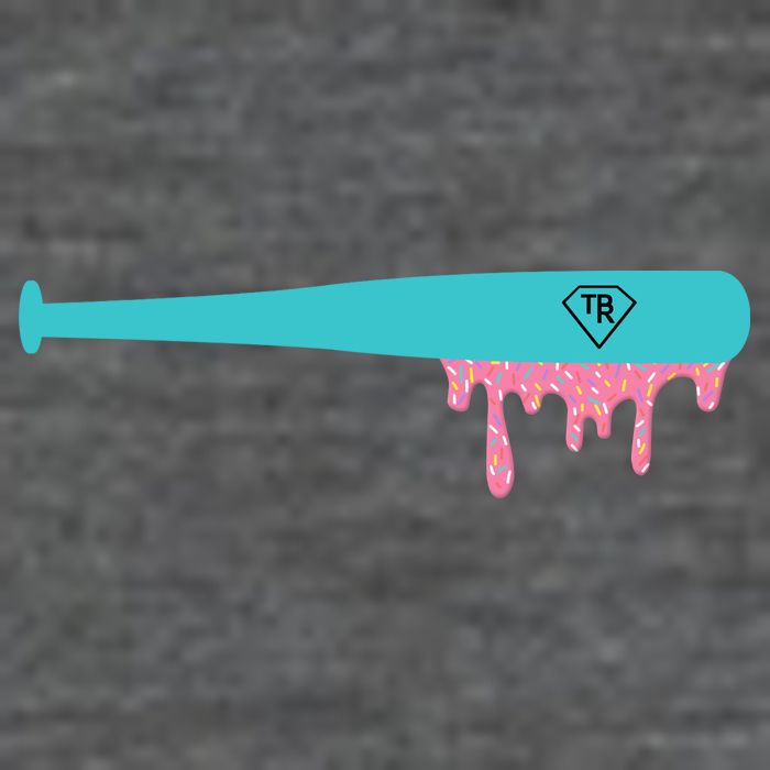 Baseball Bat Sprinkle Drip Backpack