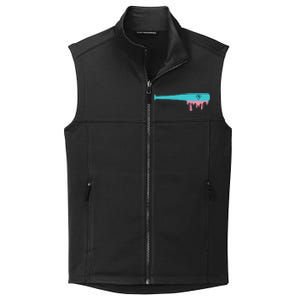 Baseball Bat Sprinkle Drip Collective Smooth Fleece Vest