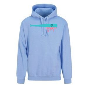 Baseball Bat Sprinkle Drip Unisex Surf Hoodie