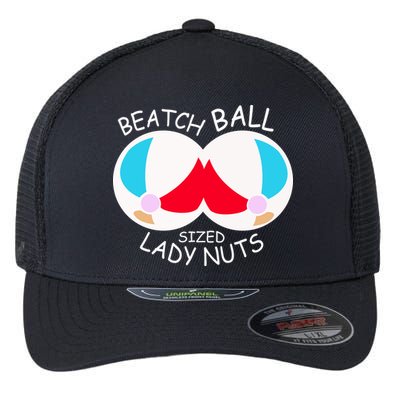 Beach Ball Sized Lady Nuts Flexfit Unipanel Trucker Cap