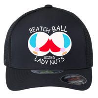 Beach Ball Sized Lady Nuts Flexfit Unipanel Trucker Cap