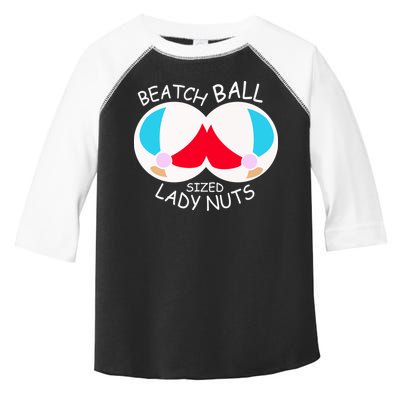 Beach Ball Sized Lady Nuts Toddler Fine Jersey T-Shirt