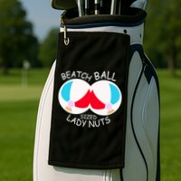 Beach Ball Sized Lady Nuts Golf Towel