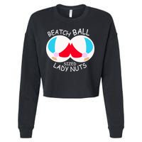 Beach Ball Sized Lady Nuts Cropped Pullover Crew