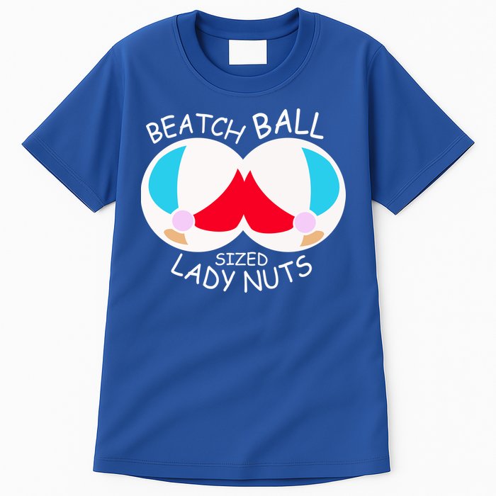 Beach Ball Sized Lady Nuts Tall T-Shirt