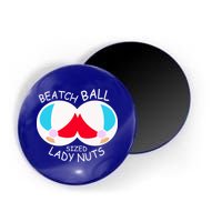 Beach Ball Sized Lady Nuts Magnet