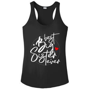 Best Big Sister Ever Big Sister Ladies PosiCharge Competitor Racerback Tank