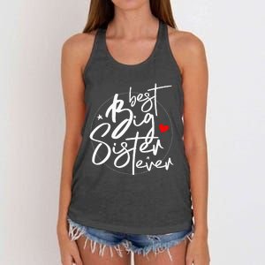 Best Big Sister Ever Big Sister Women's Knotted Racerback Tank