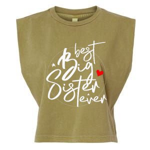 Best Big Sister Ever Big Sister Garment-Dyed Women's Muscle Tee