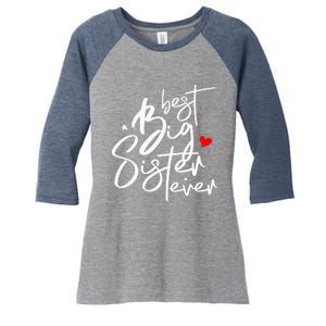 Best Big Sister Ever Big Sister Women's Tri-Blend 3/4-Sleeve Raglan Shirt