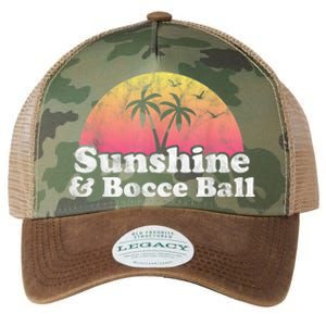 Bocce Ball Sunshine And Bocce Ball Legacy Tie Dye Trucker Hat