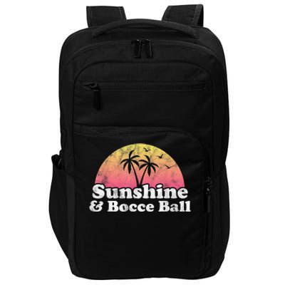 Bocce Ball Sunshine And Bocce Ball Impact Tech Backpack