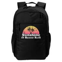 Bocce Ball Sunshine And Bocce Ball Daily Commute Backpack