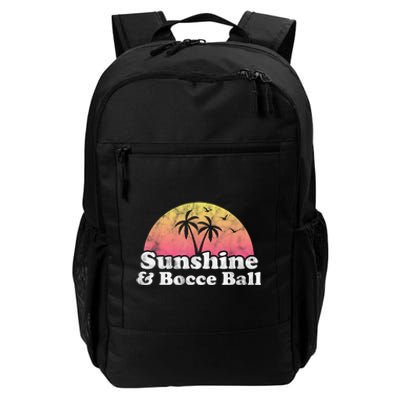 Bocce Ball Sunshine And Bocce Ball Daily Commute Backpack